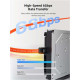 Кабель для передачи данных SATA III 0.5m 90° corner Cabletime (CA915903)