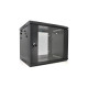 Шкаф настенный Merlion 9U 19" 600*600*500 (Ш*Г*В)мм, black (Ml3-6609 / 23528)