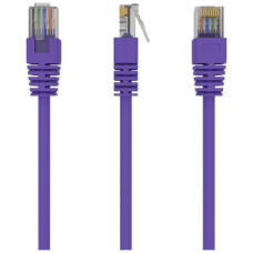 Патч-корд 0.5м, UTP, cat.5e, CCA, violet Cablexpert (PP12-0.5M/V)