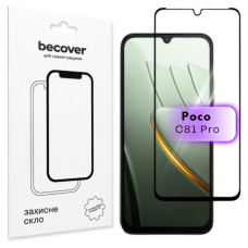 Стекло защитное BeCover Poco C81 Pro Black (716115)