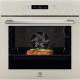 Electrolux Духовой шкаф электрический, 72л, A+, дисплей, конвекция, шампань (LOE7F31S)