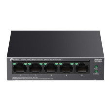 TP-Link Комутатор LS105LP 5xFE (4xPoE), 41 Вт