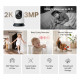 Камера видеонаблюдения Mercusys IP-Камера MERCUSYS MC210 3MP N300 microSD motion detection (MC210)