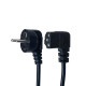 Кабель питания C13 1.8m 90° corner black Armorstandart (ARM73124)