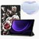Чехол для планшета BeCover Smart Case Samsung Galaxy Tab S10 FE (SM-X520/SM-X526) 10.9" Black Rose (715923)