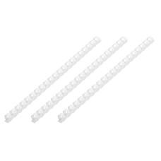 2E Plastic combs for the binder 32mm white 50pcs (2E-PL32-50WH)