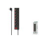 HAMA Protector-extender surge 6хТип F, 3х1.5мм2, 16А, 1,4м, black (00223158)