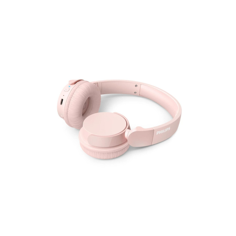 Philips Наушники On-ear TAH4209 BT 5.3, Wireless, Mic, Розовый (TAH4209PK/00)