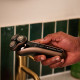 Remington electric shaver rotary, razor head-3, от сети, dry+wet, trimmer, black-brown (XR1795)