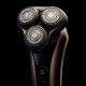 Remington electric shaver rotary, razor head-3, от сети, dry+wet, trimmer, black-brown (XR1795)