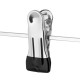 ARDESTO Hanger with Clothespin Set 42cm, 2pcs, metal, PVC, black (ARHC2802BC)