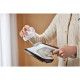 Sencor steamer compact, 1800W, 180ml, constant steam - 25g, ceramic soleplate, white-brown (SSI0880BZ)