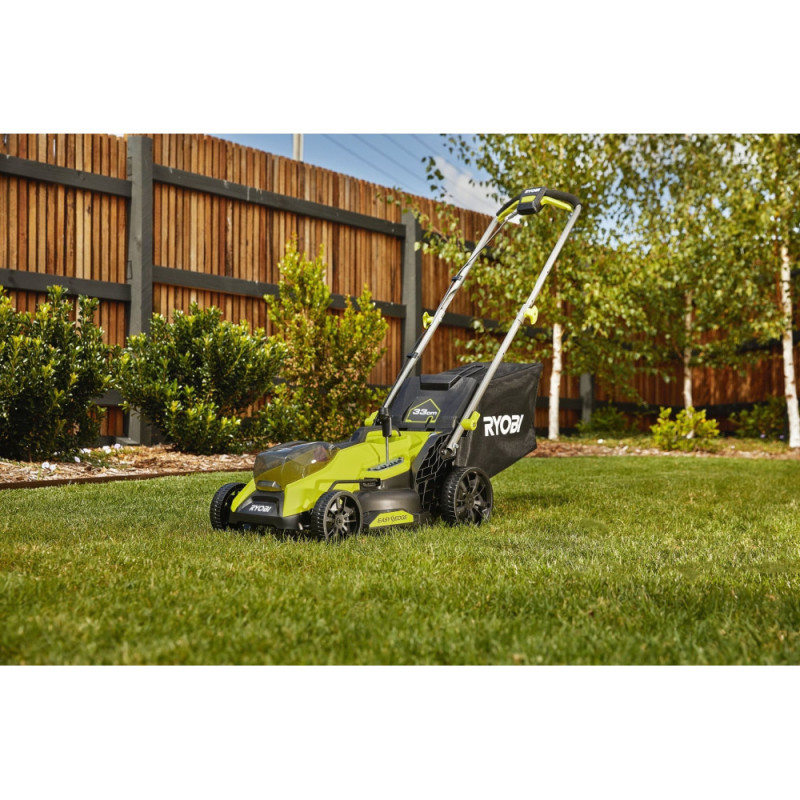 Ryobi Battery lawn mower ONE+ HP RY18LMX33A-150 18V battery 1x5Ah 33cm 30L 25-90mm 9.3kg (5133006287)