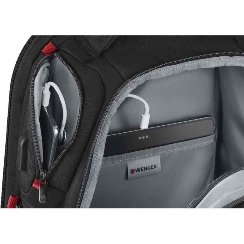 Wenger Рюкзак Tech, PlayerOne 17.3" Gaming, чорний (611650)