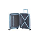 American Tourister Валіза American Tourister, Soundbox, поліпропілен, мала, 55см, 35.5/41л, TSA, 4 колеса, EXP, пастельно-блакитний (32G*22001)