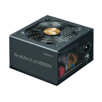 Zalman PSU Teramax II SE (850W) 89%, 80+ Gold, 120мм, 1xMB 28pin (18+10), 2xCPU(4pin+ 4pin), 3xMolex, 12xSATA, 4xPCIe 8pin(6+2), 1xPCIe GEN5 16pin, Fully Modular (ZM850-TMX2SE)