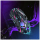 Мышка GravaStar Mercury X Pro 8K RGB Wireless/Bluetooth/USB Neon Graffiti (GS_X_PRO_CG_BLK)