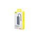 Концентратор Baseus USB-C 10-in-1 HDMI 4K60Hz + VGA + 3xUSB 3.0 + PD + RJ45 1000Mbps + SD/TF + 3.5mm gray (B0005280C811-00)