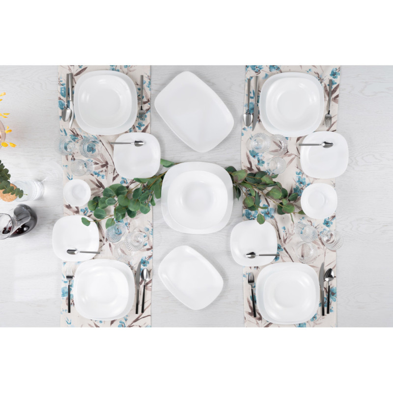 Bormioli Rocco Salad bowl PARMA, 24x24 cm, 1700 ml, opal. glass (498910M91321990)