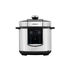 ARDESTO Multicooker-pressure cooker MPC-P226, 900W, bowl-6L, electronic control, recipes book, inox+plastic, silver