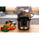 ARDESTO Multicooker-pressure cooker MPC-P226, 900W, bowl-6L, electronic control, recipes book, inox+plastic, silver
