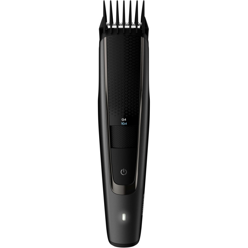 Philips Триммер Beardtrimmer series 5000 для бороды и усов, сеть+акум., насадок-2, чехол, сталь, черный (BT5515/70)