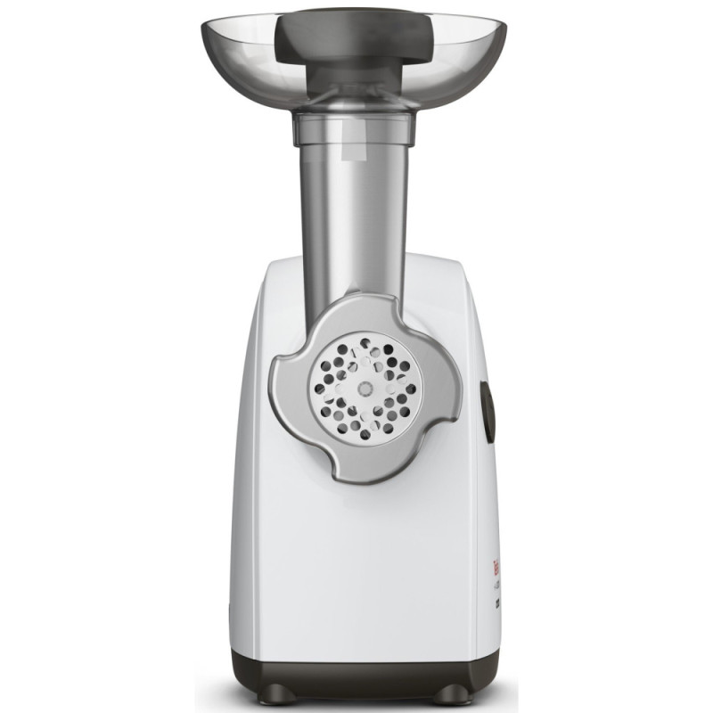 Tefal meat grinder HV4, 1400W, 1.7kg/min, 2 cutting plates, sausages nozzle, plastik, white-black (NE463138)