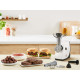 Tefal meat grinder HV4, 1400W, 1.7kg/min, 2 cutting plates, sausages nozzle, plastik, white-black (NE463138)