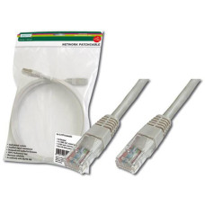 Digitus Патч-корд САТ 5e UTP, 0.25м, AWG 26/7, Cu, PVC, сірий (DK-1511-0025)