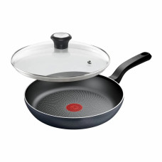Tefal Frying pan with lid So' Light, 26 cm, aluminum, bakelite, glass, black (H0560542_SET)