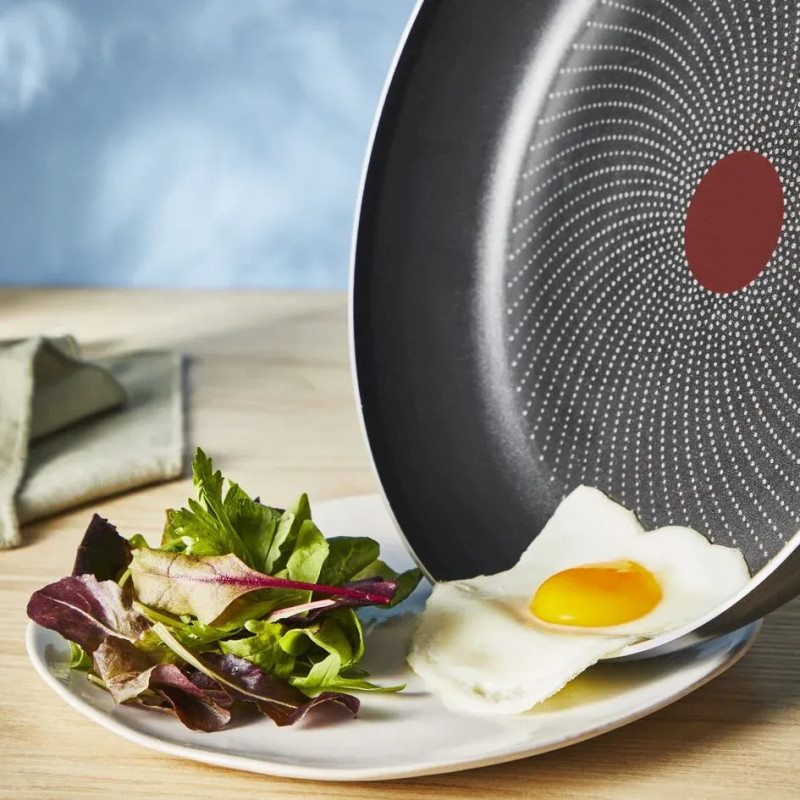 Tefal Frying pan with lid So' Light, 26 cm, aluminum, bakelite, glass, black (H0560542_SET)