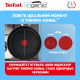 Tefal Ingenio Easy Cook & Clean cookware set, 5 pieces, aluminum, stainless steel, bakelite, black (L1539543)