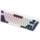 Клавиатура GamePro Asgard Valhalla Pro QLAB Sakura Switch RGB Bluetooth/Wireless/USB-C UA White (MK160-W-D-QS-PRO)