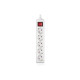 Сетевой фильтр питания REAL-EL RS-Protect M 5m, white (EL122300029)