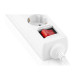 Сетевой фильтр питания REAL-EL RS-Protect M 5m, white (EL122300029)