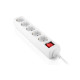 Сетевой фильтр питания REAL-EL RS-Protect M 5m, white (EL122300029)