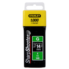 Stanley 1-TRA708T Скобы тип G 12мм (Степлер Stanley 6-TR250, 6-TR151Y) 1000шт
