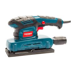 ZENIT Шліфмашина вібраційна ЗВШ-3790 370Вт платформа 90х187 11500кол/хв 1.4кг (844122)