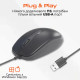 Мышка Meetion M100 USB Black (MT-M100-A)