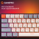 Клавиатура GamePro MK130 V2 Infinity QLAB Sakura Linear RGB USB UA Black (MK130-V2-B-QS)