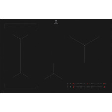 Electrolux Варильна поверхня індукційна, 80см, розширена зона, Hob2Hood, чорний матовий (EIV83443CT)