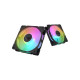 Кулер для корпуса ASUS TUF Gaming TR120 ARGB Reverse Triple Pack Black (90DA00D0-B09020)