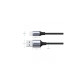 Дата кабель USB 2.0 AM to Lightning 1.0m 2.4A US199 black Ugreen (60156)