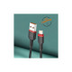 Дата кабель USB 2.0 AM to Lightning 1.0m 2.4A X203 black WUW (6972573336210)