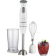 Gorenje submersible blender 800W, 3in1, bowl-500ml, chopper, white (HBC802QW)