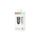 Зарядное устройство XO TZ09 2.4A/2 USB + cable lightning Grey (XO-TZ09L-GR)
