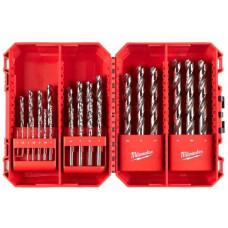 Milwaukee Набір свердел по металу Milwaukee THUNDERWEB, HSS-G, 1-13мм, кейс, 25шт (4932493870)