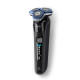Philips electric shaver rotary, razor head-3, Li-Ion, dry+wet, trimmer, black (S7886/58)