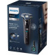 Philips electric shaver rotary, razor head-3, Li-Ion, dry+wet, trimmer, black (S7886/58)
