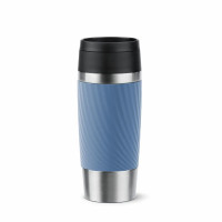 Tefal Thermal cup Travel Mug Classic Twist, 360ml, stainless steel, blue (N2024510)